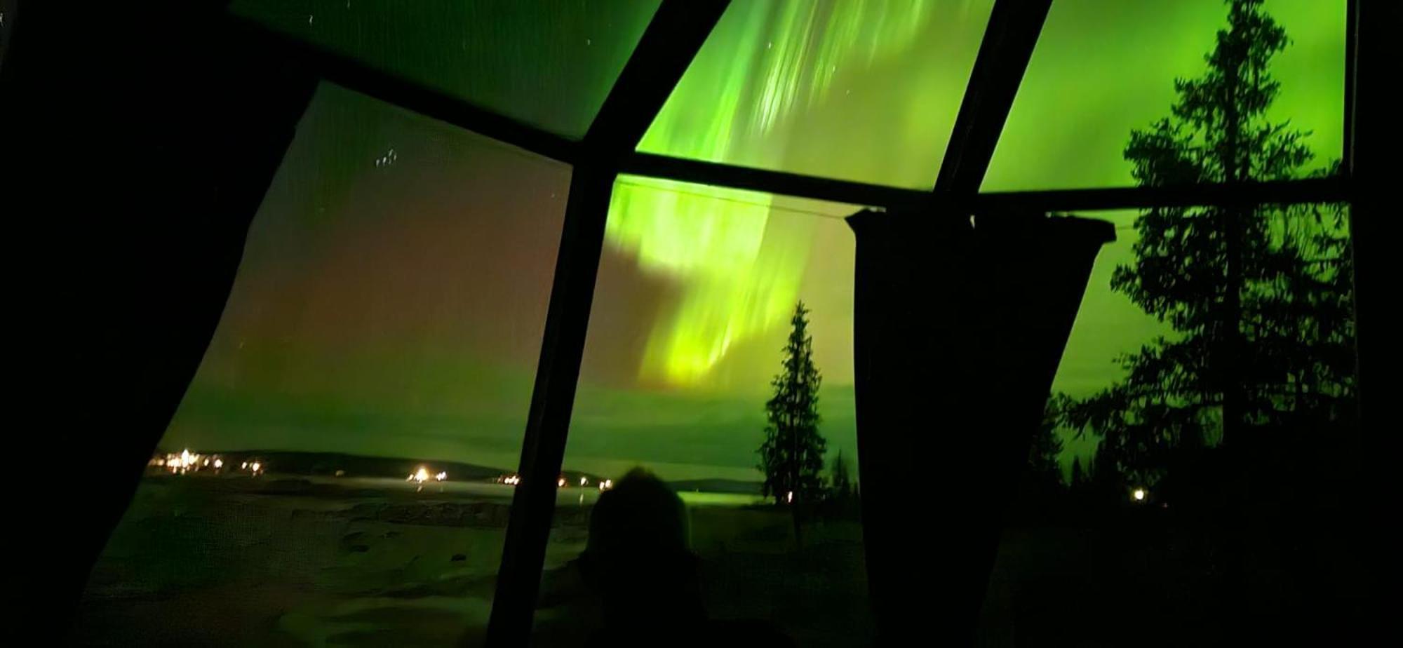 Aurora River Camp Glass Igloos & Cabins Kiruna Exterior photo